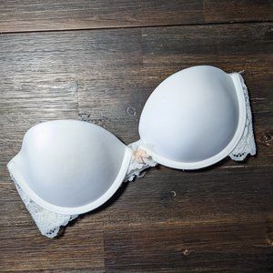 White Lace Xhilaration Strapless Convertible Push Up Bra